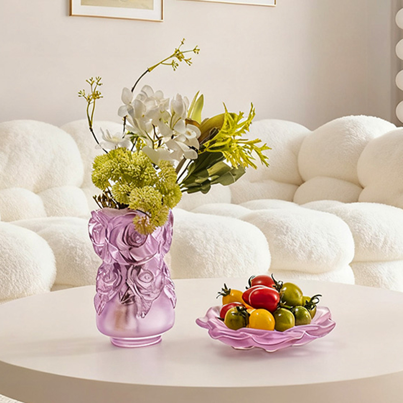 Proses Pengecoran Lilin Hilang Kaca Dekorasi Rumah Vas Kaca Kristal “Vas Mawar”