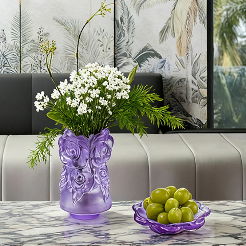 Proses Pengecoran Lilin Hilang Kaca Dekorasi Rumah Vas Kaca Kristal “Vas Mawar”