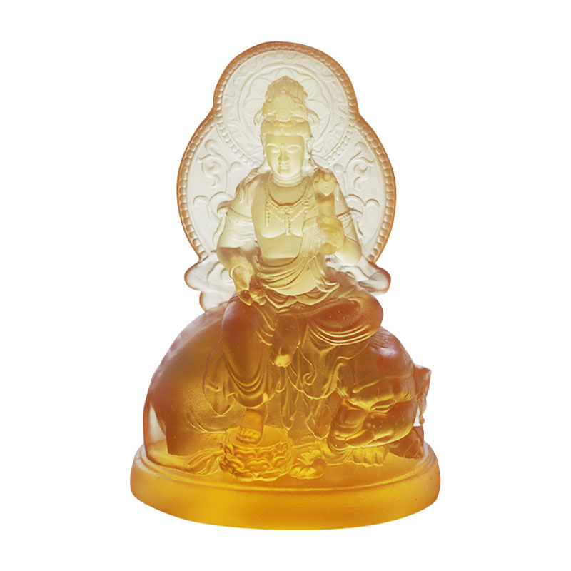 Patung Kaca Bodhisattva Samantabhadra