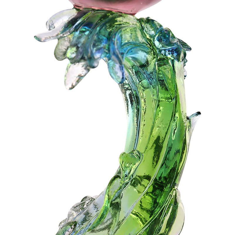 Tempat lilin berbentuk Teratai Kaca Kristal