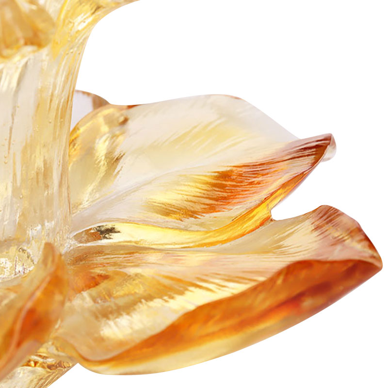 Tempat Lilin Berbentuk Kelopak Kaca