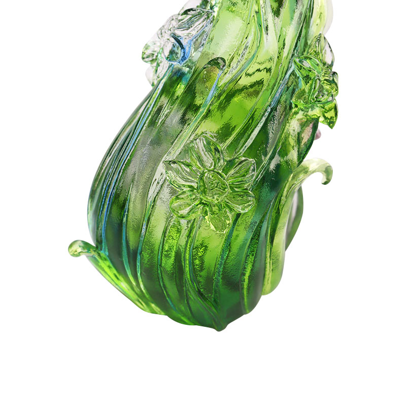 Tempat lilin berbentuk Teratai Kaca Kristal