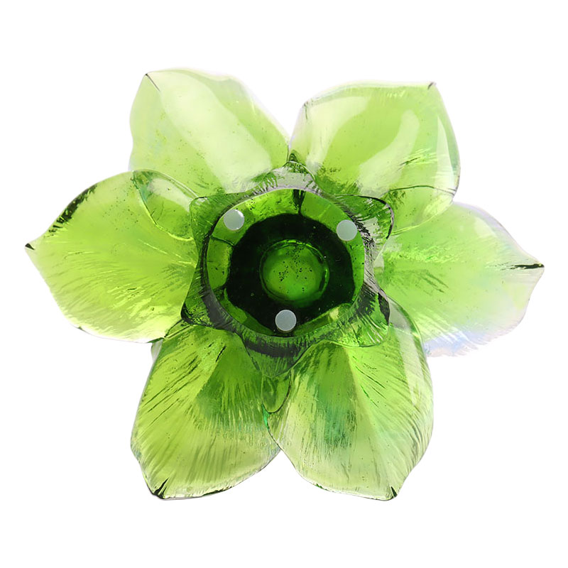 Tempat Lilin Berbentuk Kelopak Kaca