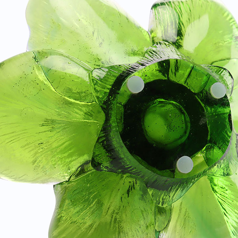 Tempat Lilin Berbentuk Kelopak Kaca