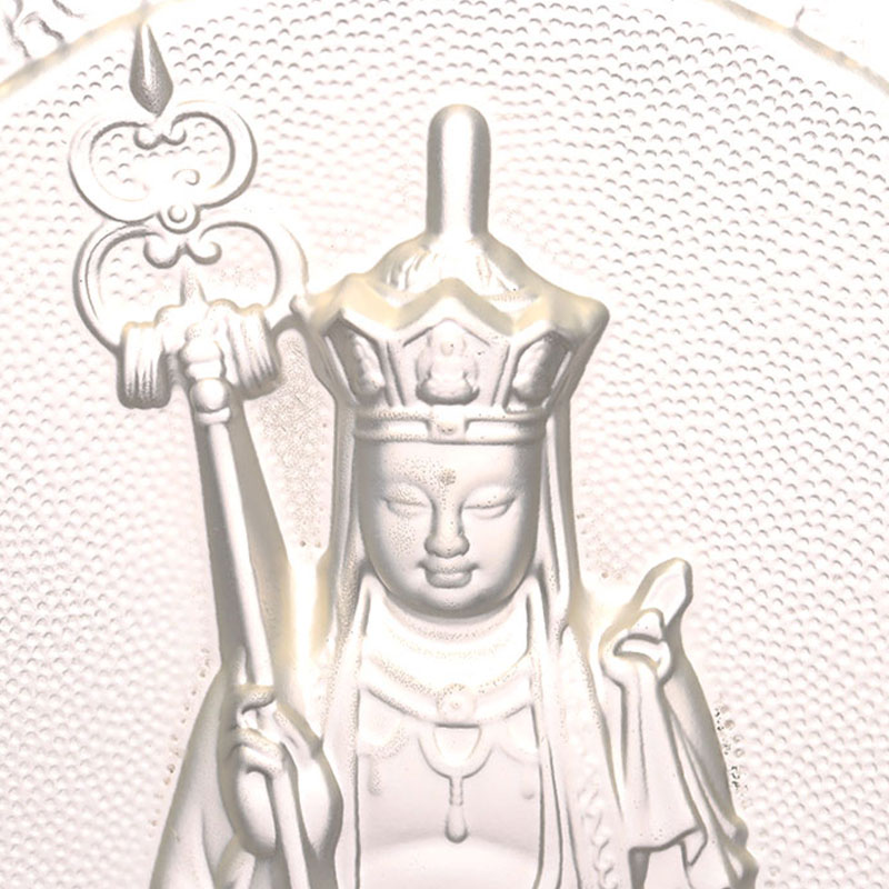 Batu Bata Liuli Dekoratif Bodhisattva Ksitigarbha