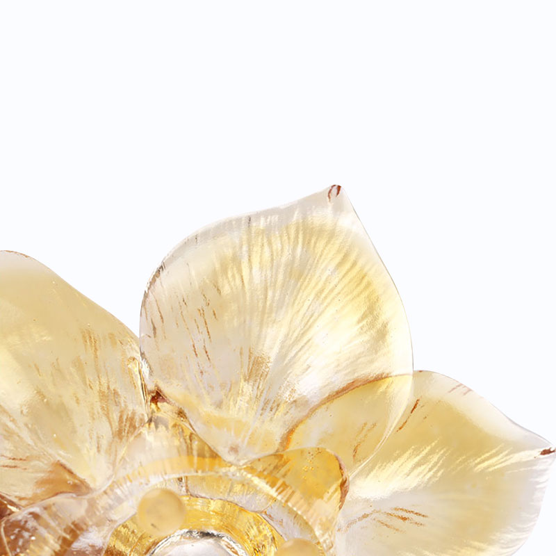 Tempat Lilin Berbentuk Kelopak Kaca