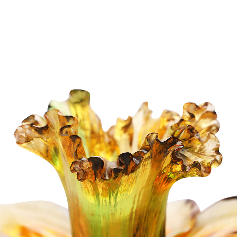 Tempat Lilin Berbentuk Kelopak Kaca