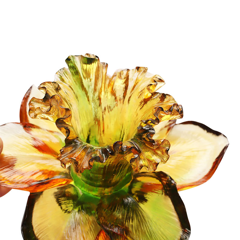 Tempat Lilin Berbentuk Kelopak Kaca