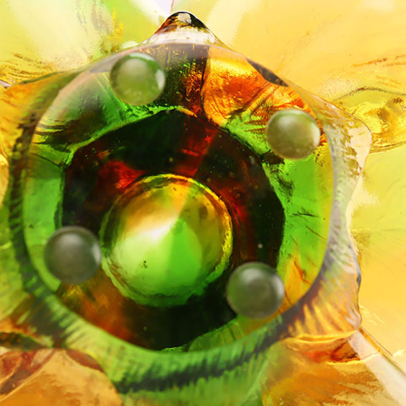 Tempat Lilin Berbentuk Kelopak Kaca