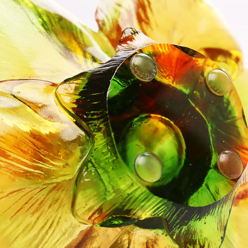 Tempat Lilin Berbentuk Kelopak Kaca