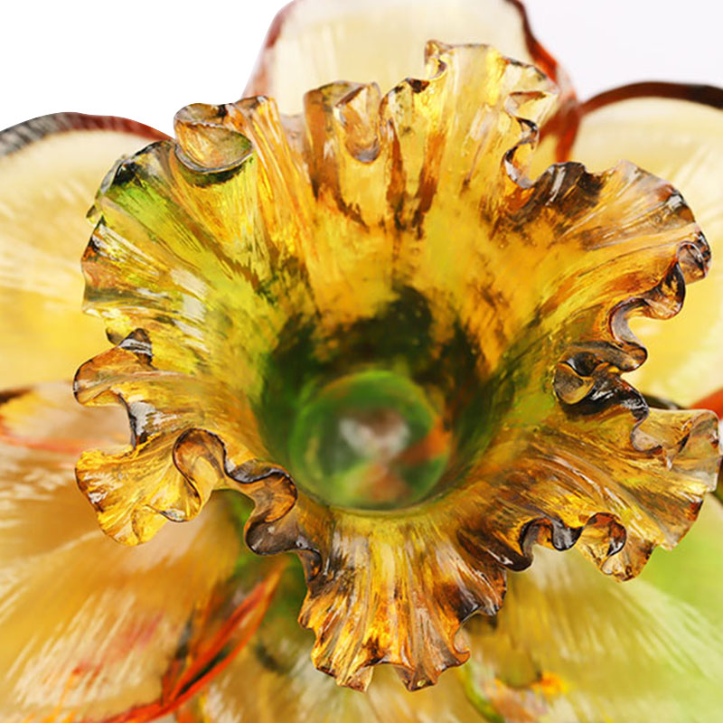 Tempat Lilin Berbentuk Kelopak Kaca