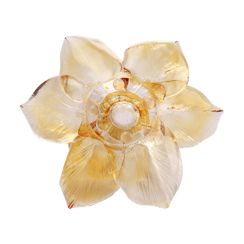 Tempat Lilin Berbentuk Kelopak Kaca