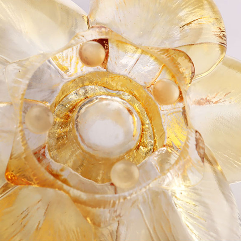 Tempat Lilin Berbentuk Kelopak Kaca