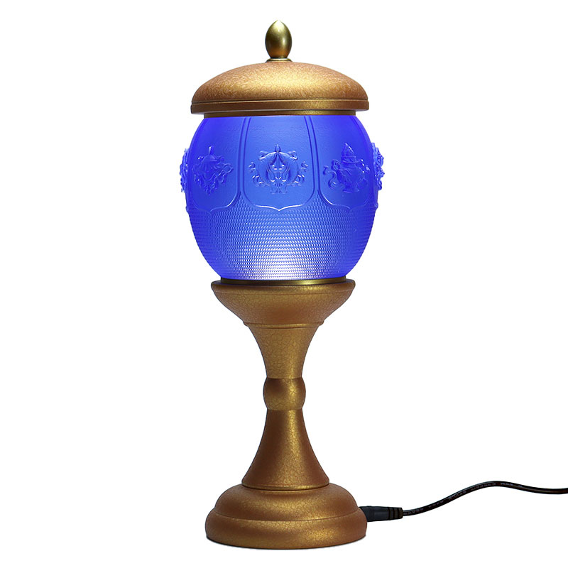 Set Persembahan Kaca Kristal Altar Buddha seri Delapan Harta Karun Lotus