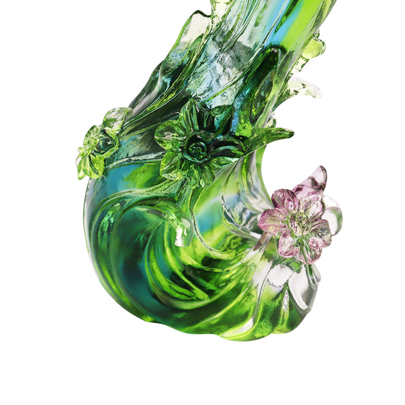 Tempat lilin berbentuk Teratai Kaca Kristal