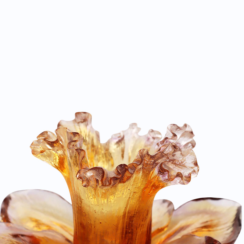 Tempat Lilin Berbentuk Kelopak Kaca