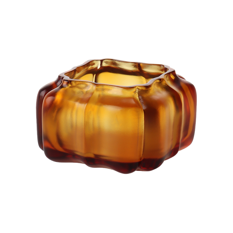 Panci air berbentuk labu Kaca Kristal Ungu