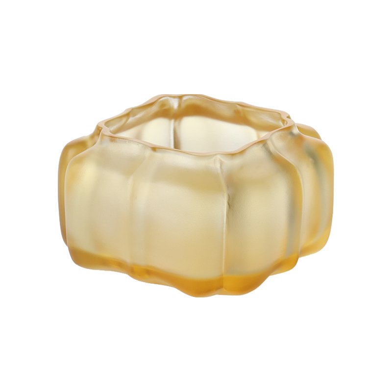 Panci air berbentuk labu Kaca Kristal Ungu