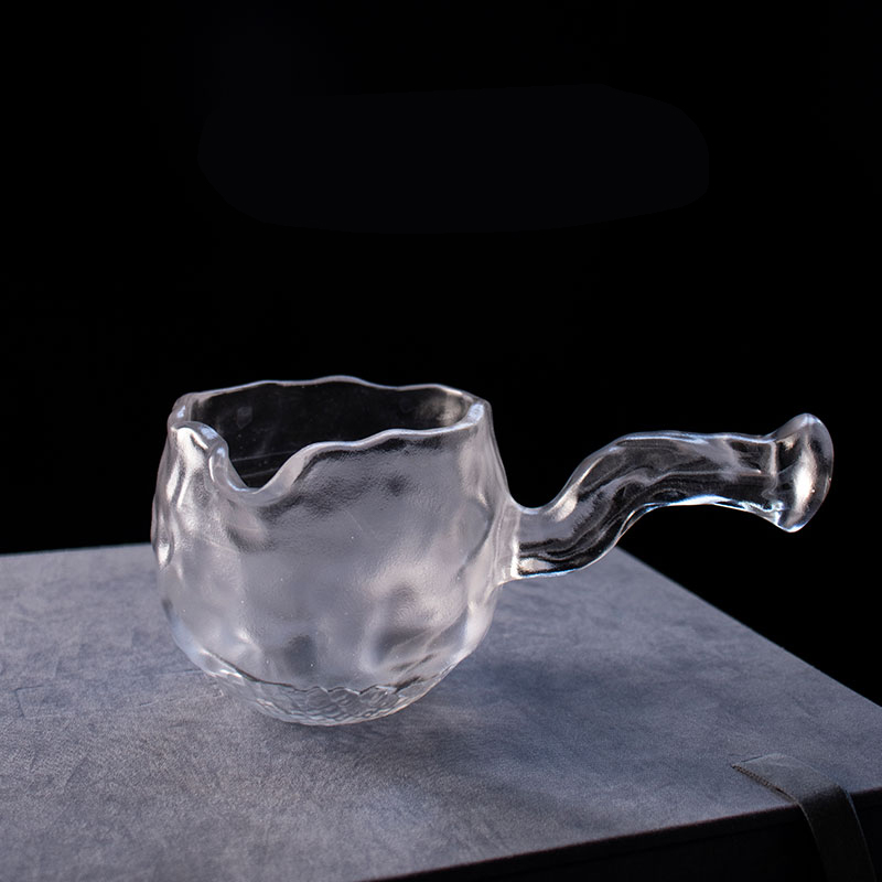 Set Teh Kaca Transparan dengan Teko, Cangkir Teh