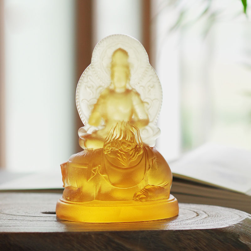 Patung Kaca Bodhisattva Samantabhadra