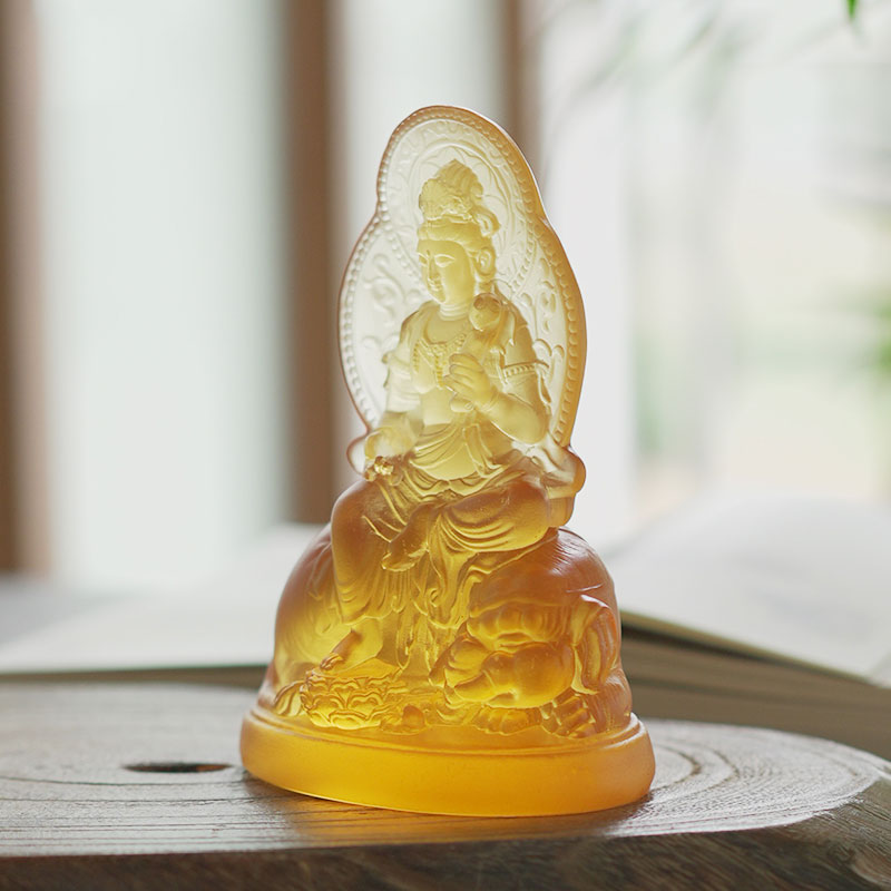 Patung Kaca Bodhisattva Samantabhadra